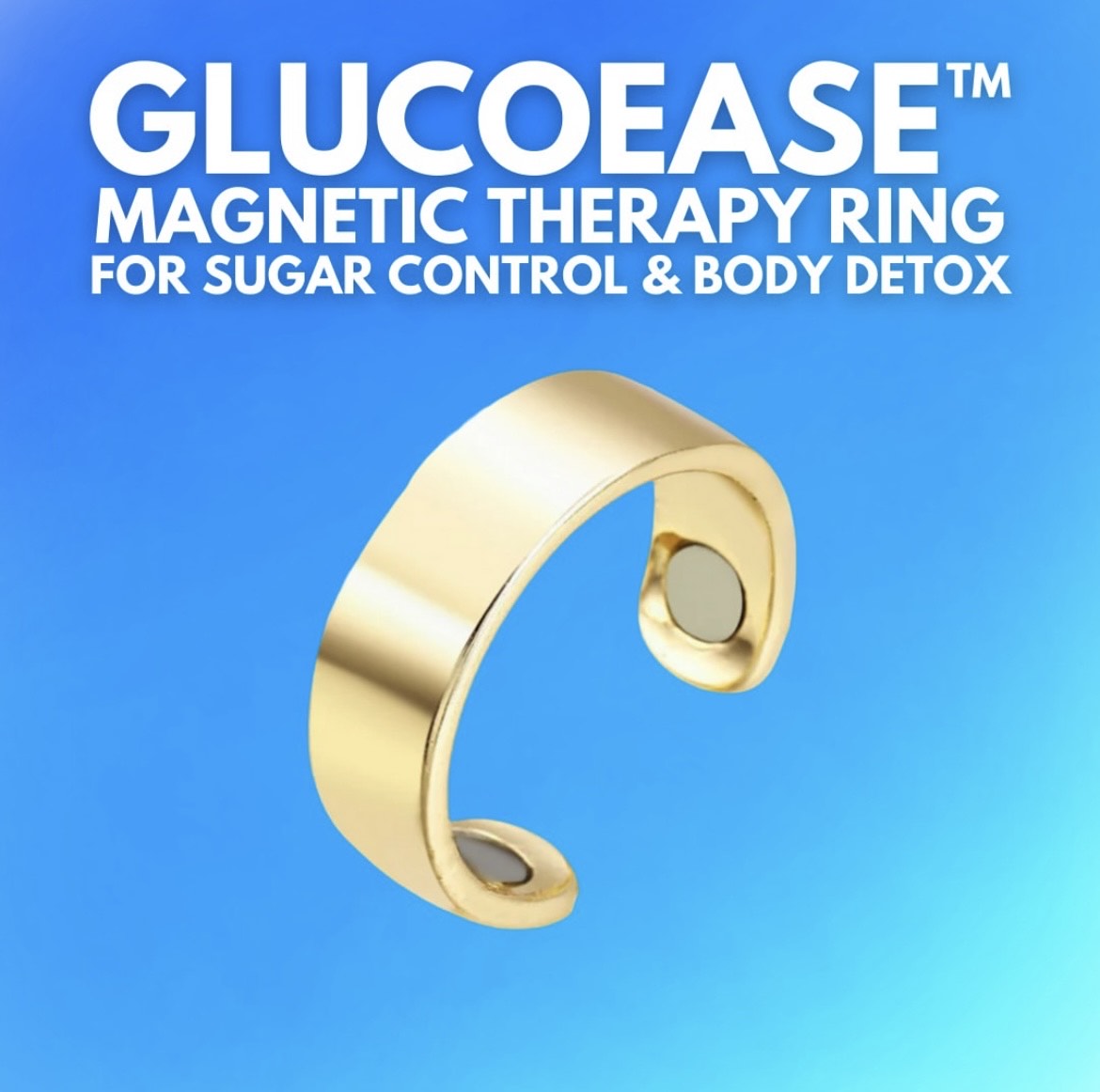Glucobracelet™ Sugar Control Magnetic Copper Bracelet
